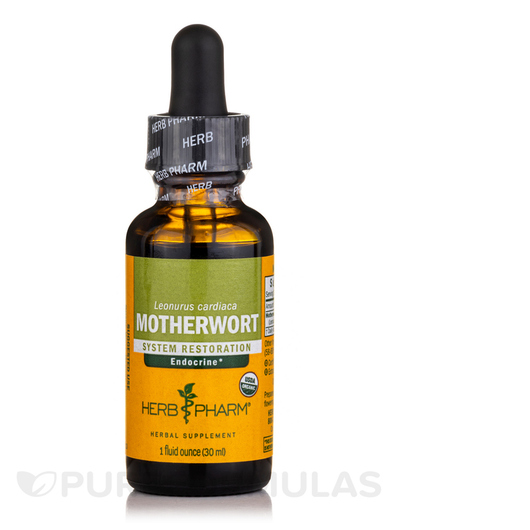Основное фото товара Herb Pharm, Пустырник, Motherwort, 30 мл