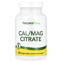 Cal/Mag Citrate Кальций Магний Natures Plus