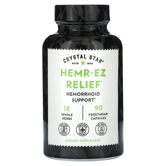Основное фото товара Crystal Star, Поддержка гормонов, Hemr-Ez Relief, 90 капсул