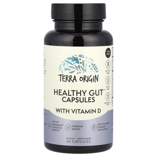 Основное фото товара Поддержка кишечника, Healthy Gut with Vitamin D, 60 капсул