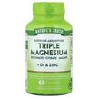 Фото товара Nature's Truth, Магний, Triple Magnesium + D3 & Zinc, 60