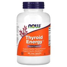 Thyroid Energy Поддержка щитовидной NOW 180 капсул
