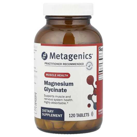 Основное фото товара Metagenics, Магний Глицинат, Mag Glycinate, 120 таблеток
