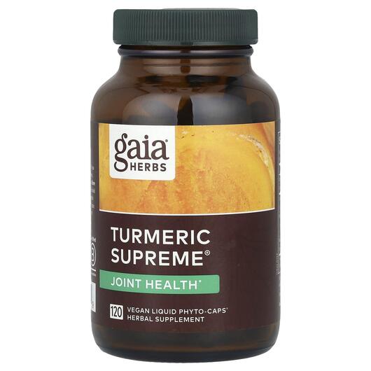 Основное фото товара Gaia Herbs, Куркумин, Turmeric Supreme Joint, 120 капсул