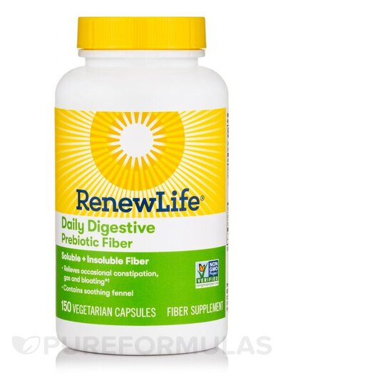Основное фото товара Пребиотики, Daily Digest Prebiotic Fiber Capsules, 150 капсул