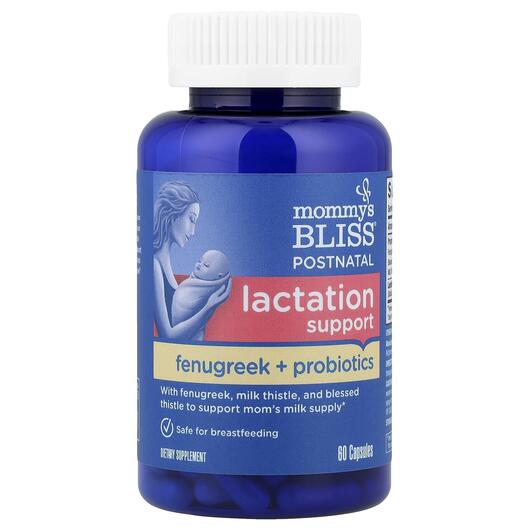 Основное фото товара Пробиотики, Postnatal Support Lactation + Probiotics, 60 капсул