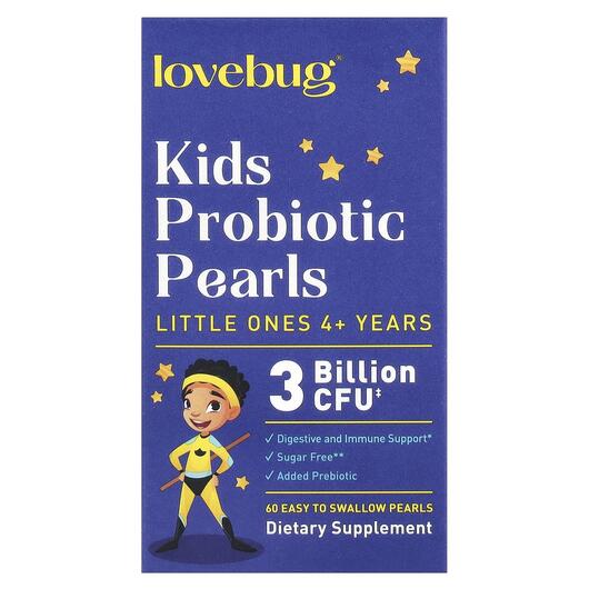 Основное фото товара Kids Probiotics Little Ones, Пробиотики, 60 Easy To Swallow Spher