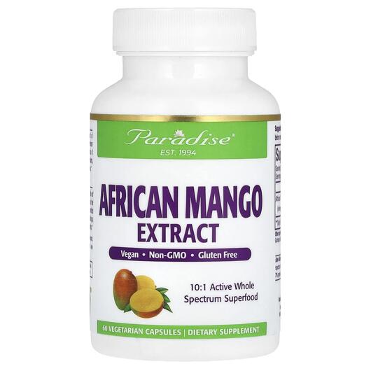 Основное фото товара Paradise Herbs, Африканское Манго, African Mango, 60 капсул