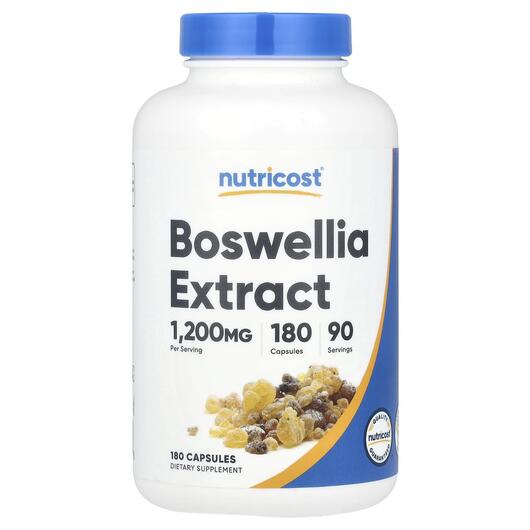 Основное фото товара Nutricost, Босвеллия, Boswellia Extract 12000 mg, 180 капсул