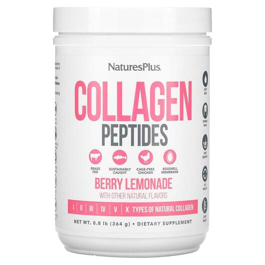 Основное фото товара Коллагеновые пептиды, Collagen Peptides Berry Lemonade, 364 г