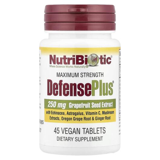 Основное фото товара DefensePlus Maximum Strength, Противовирусный препарат 250 мг, 45