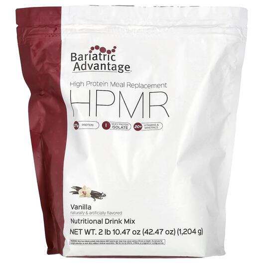 Основное фото товара HPMR High Protein Meal Replacement Vanilla, Заменитель еды, 1204 