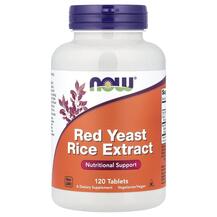 Червоний дріжджовий рис 1200 мг Red Yeast Rice 1200 mg NOW