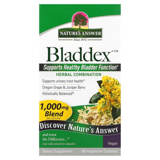 Основное фото товара Поддержка мочевого пузыря, Bladdex 1000 mg, 90 капсул