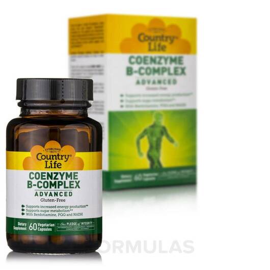 Основное фото товара Коэнзим CoQ10, Coenzyme B-Complex Advanced, 60 капсул