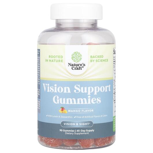Основное фото товара Vision Support Gummies Mango, Поддержка здоровья зрения, 90 табле