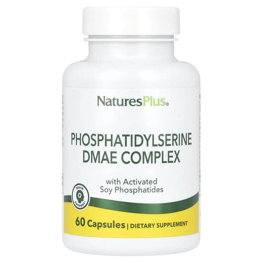Основное фото товара Phosphatidylserine DMAE Complex, DMAE с Фосфатидилсерином, 60 кап