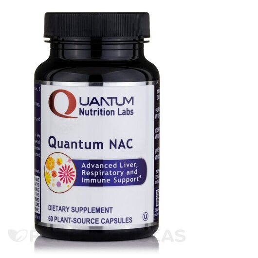Основное фото товара Quantum Nutrition Labs, N-ацетилцистеин, Quantum NAC, 60 капсул