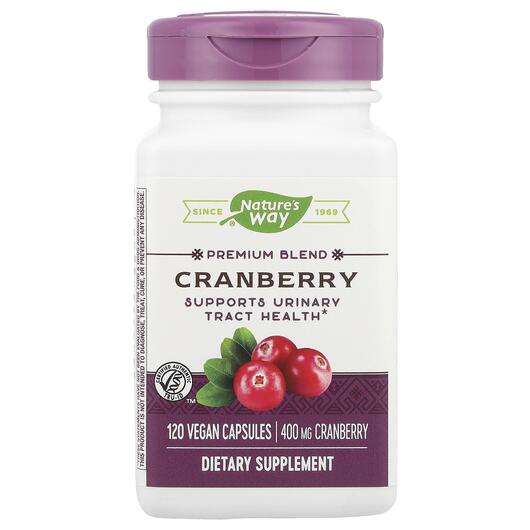 Основное фото товара Nature's Way, Клюква Стандартизированная, Cranberry, 120 кап