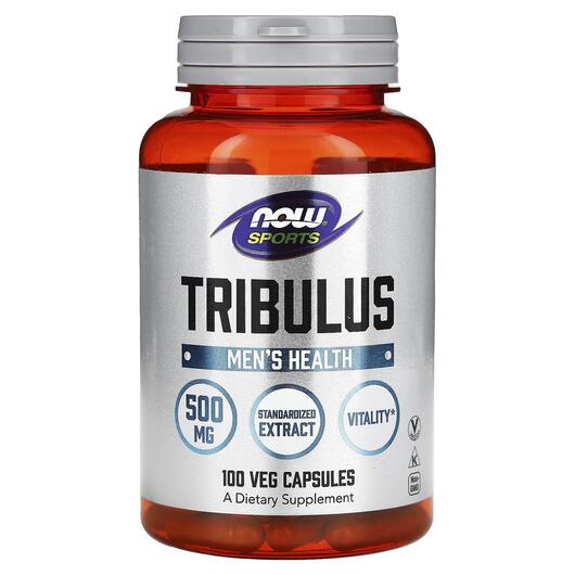 Основное фото товара NOW, Трибулус 500 мг, Tribulus 500 mg, 100 капсул
