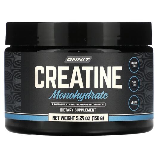 Основное фото товара Onnit, Креатин, Creatine Monohydrate, 150 г