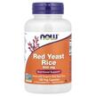 Фото товара NOW, Красный дрожжевой Рис 600 мг, Red Yeast Rice, 120 капсул