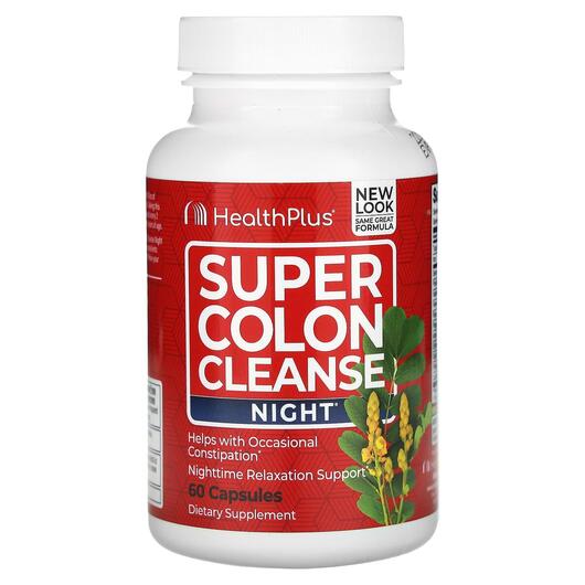 Основное фото товара Поддержка кишечника, Super Colon Cleanse Night, 60 капсул