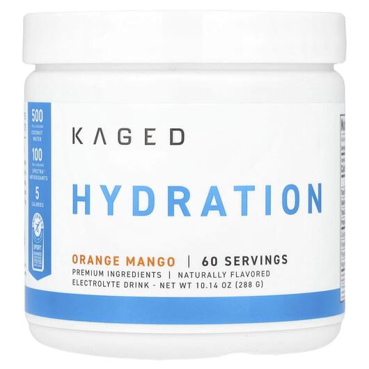 Основное фото товара Kaged, Электролиты, Hydra-Charge Orange Mango, 288 г