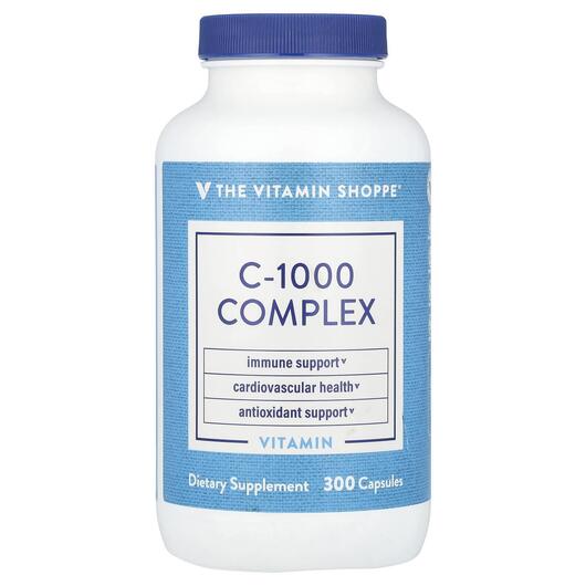 Основное фото товара TheVitaminShoppe, Витамин C, C-1000 Complex, 300 капсул
