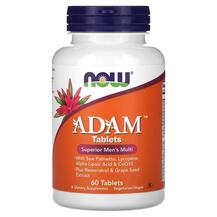 Мультивітаміни ADAM Superior Men's Multi NOW Мультивітаміни ADAM Superior Men's Multi NOW