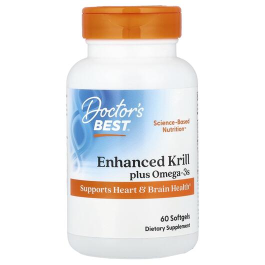 Основное фото товара Масло Криля Омега-3, Krill Omega3s with Superba, 60 капсул