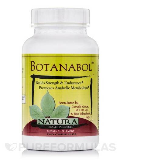Основное фото товара Natura Health Products, Ботанабол, Botanabol, 100 капсул