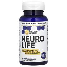 Neuro Life Поддержка мозга Natural Stacks 60 капсул
