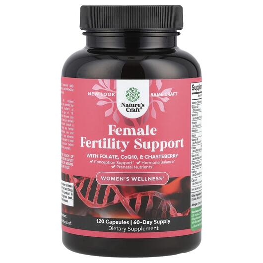 Основное фото товара Women's Wellness Female Fertility Support, Коэнзим CoQ10, 12