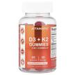 Фото товара Витамины D3 + K2, D3 + K2 Gummies Natural Raspberry, 60 таблеток