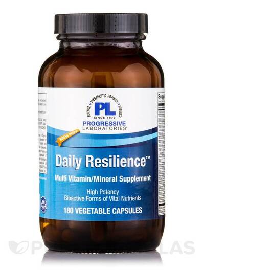Основное фото товара Progressive Labs, Мультивитамины, Daily Resilience, 180 капсул
