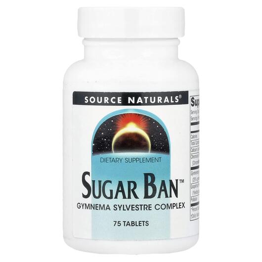 Основное фото товара Source Naturals, Хром, Sugar Ban, 75 таблеток