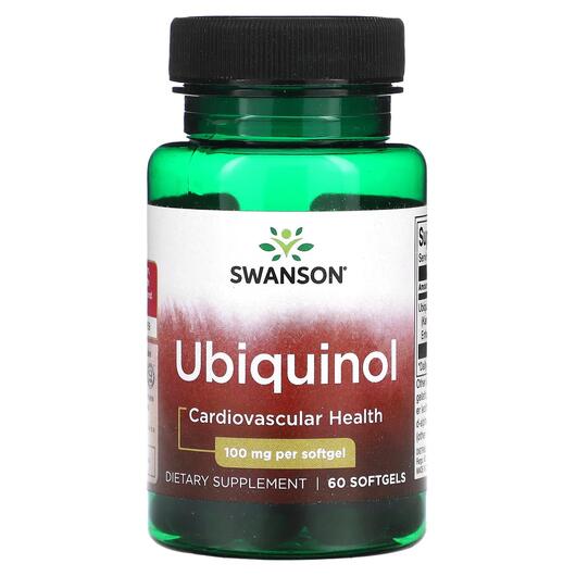Основное фото товара Swanson, Убихинол, Ubiquinol 100 mg, 60 капсул
