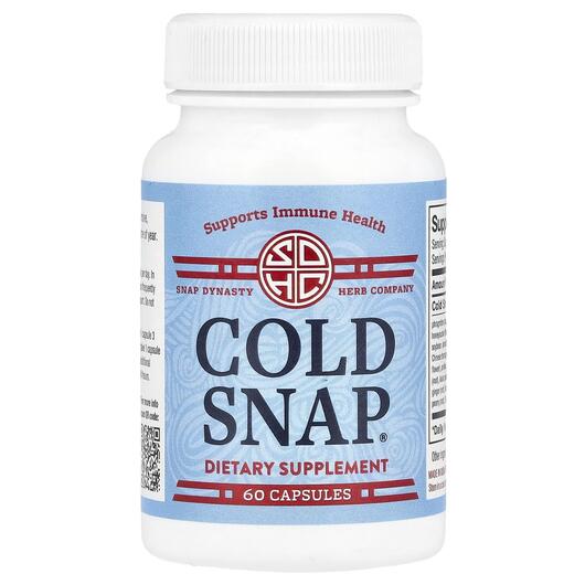 Основное фото товара Snap Dynasty, Поддержка иммунитета, Cold Snap, 60 капсул