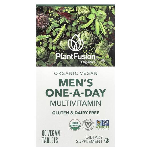 Основное фото товара Organic Vegan Men's One-a-Day Multivitamin, Мультивитамины, 