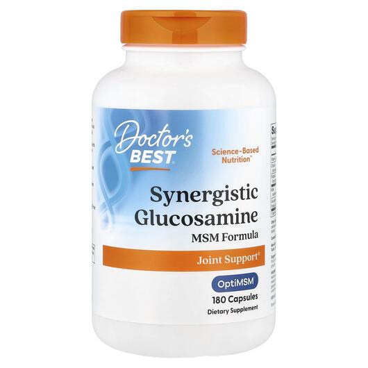 Основное фото товара Глюкозамин МСМ, Synergistic Glucosamine MSM, 180 капсул