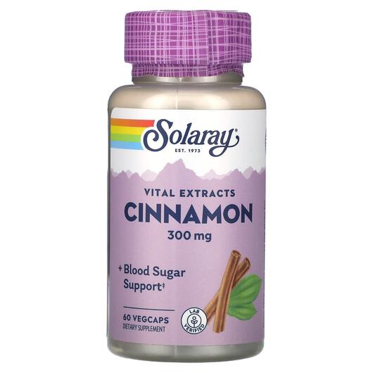 Основное фото товара Экстракт корицы, Vital Extracts Cinnamon 300 mg, 60 капсул