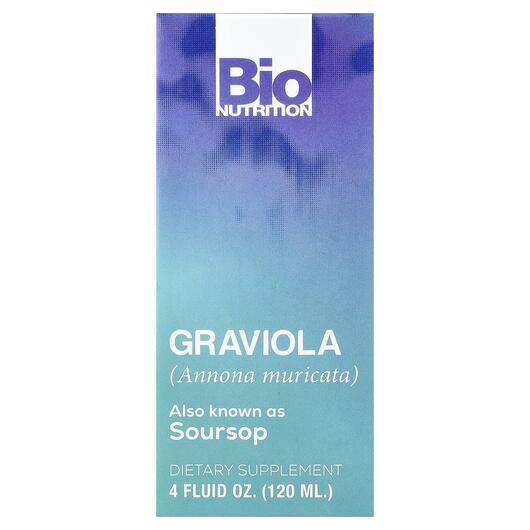 Основное фото товара Bio Nutrition, Гравиола, Graviola, 120 мл
