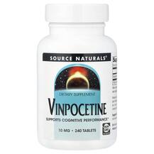 Vinpocetine 10 mg Винпоцетин Source Naturals 240 таблеток