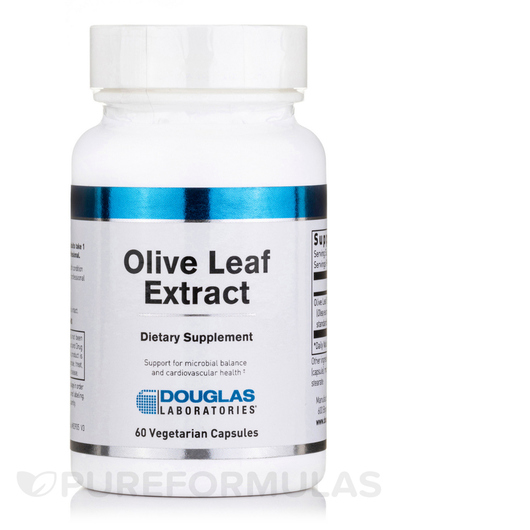 Основное фото товара Douglas Laboratories, Листья оливы, Olive Leaf Extract, 60 капсул
