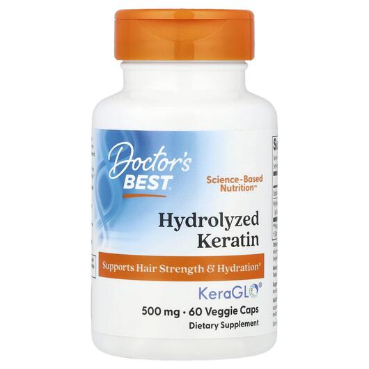 Основное фото товара Doctor's Best, Кератин, Hydrolyzed Keratin, 60 капсул