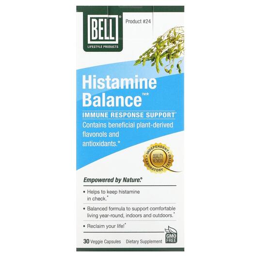 Основное фото товара Bell Lifestyle, Поддержка аллергии, Histamine Balance, 30 капсул