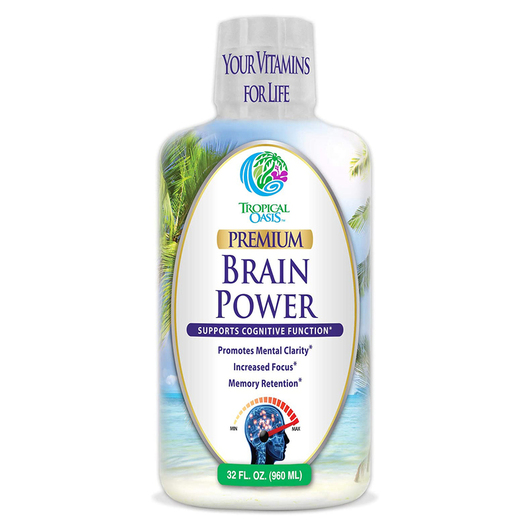 Основное фото товара Поддержка мозга, Liquid Nootropics Brain Supplement, 960 мл