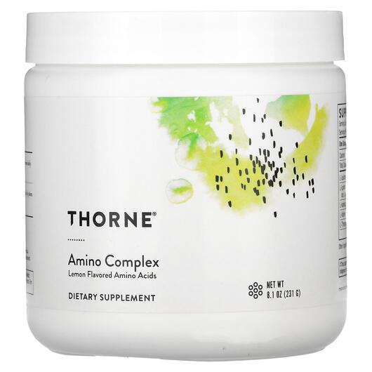 Основное фото товара Thorne, Аминокислоты, Amino Complex Lemon, 219 г