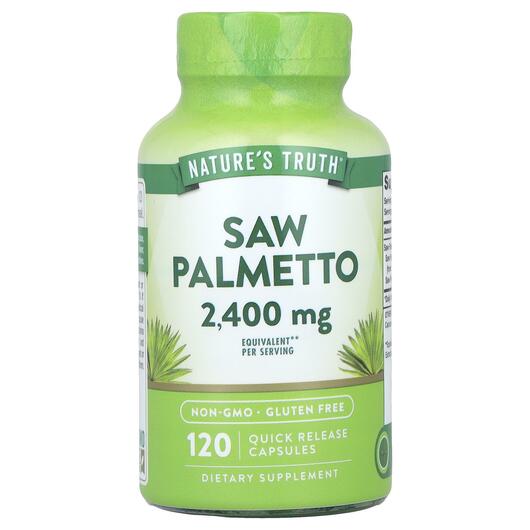 Основное фото товара Nature's Truth, Со Пальметто, Saw Palmeto 1200 mg, 120 капсу